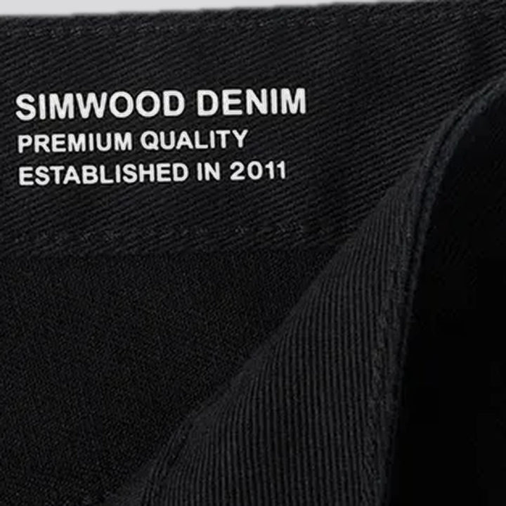 Mid rise casual midweight men's jeans