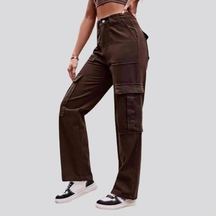 Fashion loose denim pants
 for women