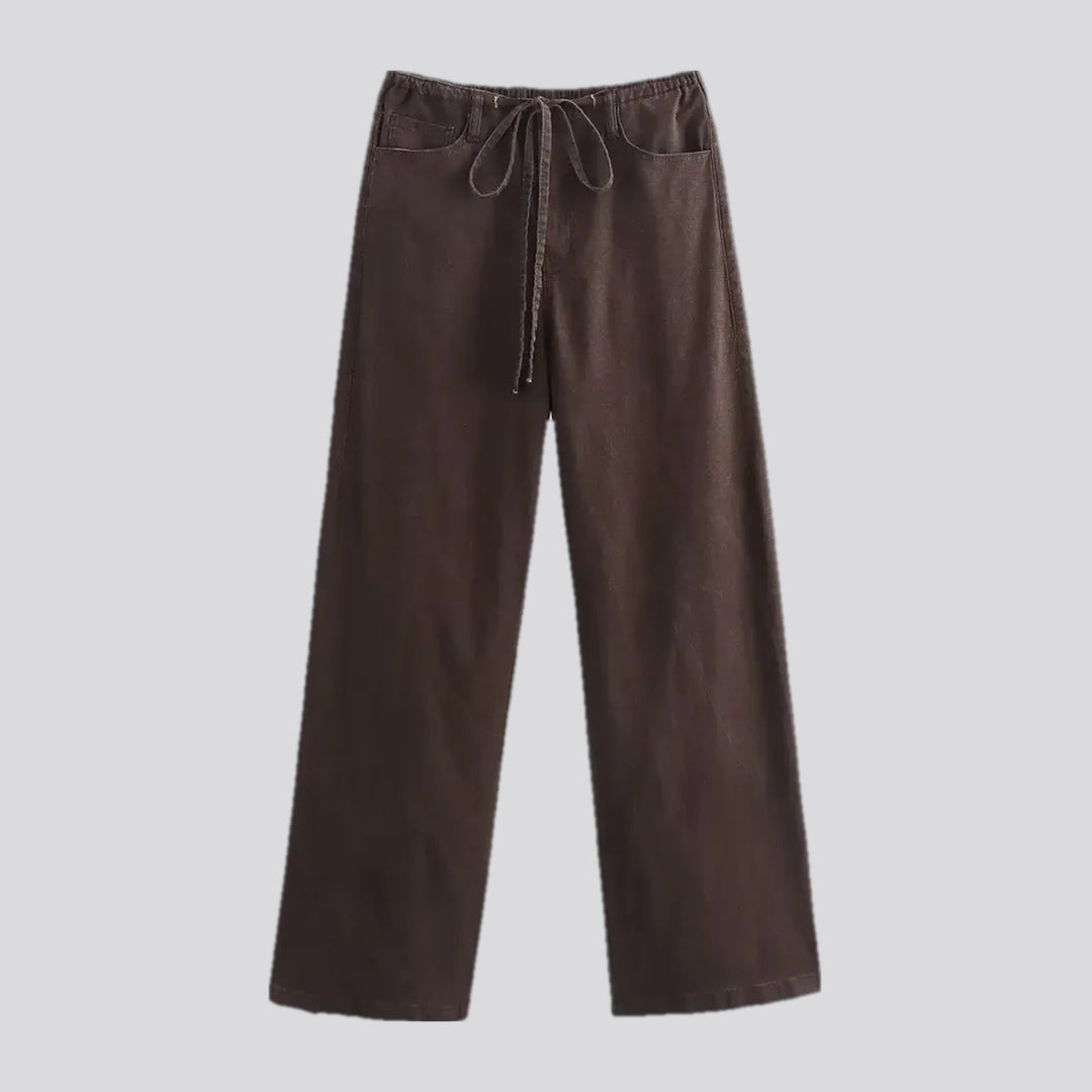 Mid Rise Stylish Wide Denim Pants for Ladies | Jeans4you.shop